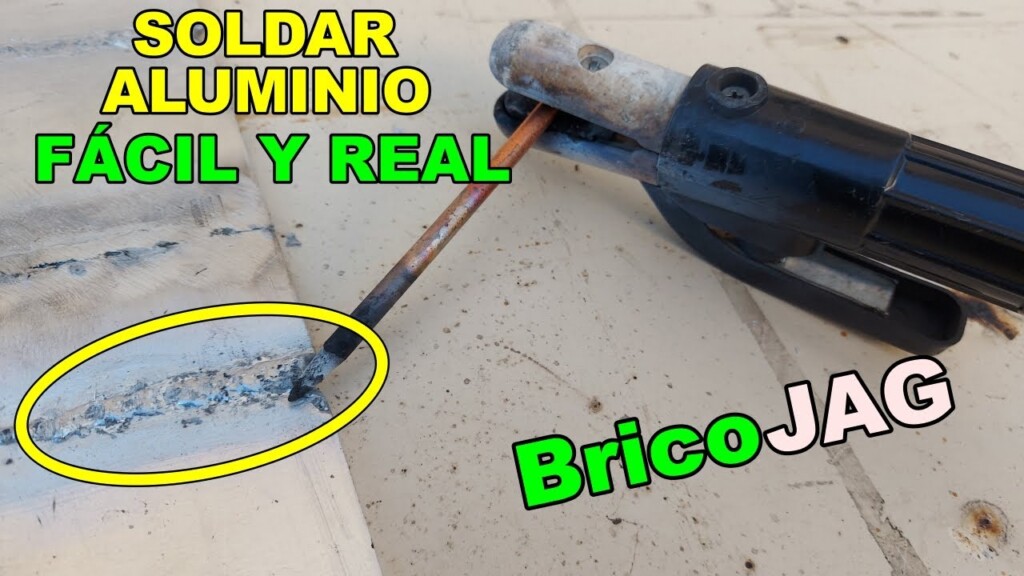 Cómo soldar aluminio con un soldador eléctrico en cerrajería 2 como soldar aluminio con un soldador electrico en cerrajeria